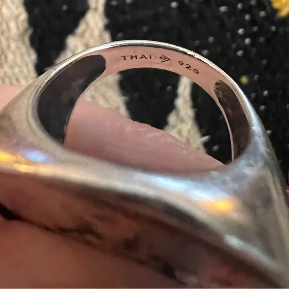 ❤️ Silpada Sterling Silver Retired Roman Medallion Coin Ring Sz8 Statement R1901 - Picture 13 of 16